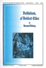 Bethlehem, of Noblest Cities SATB choral sheet music cover